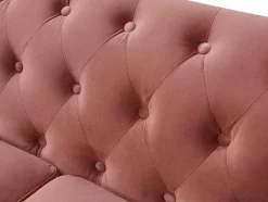 Vente-unique Charmant-Driezitsbank Van Fluweel Turner - Oudroze