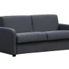 Vente-unique 2En 3-Zitsbank-Driezits-Expressbedbank Van Stof Tomaka - Antraciet