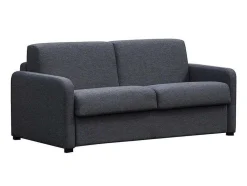 Vente-unique 2En 3-Zitsbank-Driezits-Expressbedbank Van Stof Tomaka - Antraciet