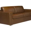 LINEA SOFA Slaapbank Met Matras-Driezits-Slaapbank 100% Buffelleer Delectea Ii - Kleur: Vintage Karamel