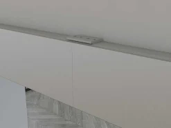 Vente-unique Schuifdeur-Dubbelwandige Schuifdeur - H205 X L166Cm - Gehard Glas - Astana