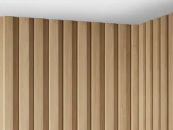 Vente-unique Wandpaneel-3D-Wandpaneel - 2,83 M - Natuurlijke Houtkleur - Set Van 8 - Flint