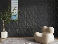 Vente-unique Wandpaneel-3D-Wandpaneel Om Te Beschilderen - Set Van 3M - Set Van 12 Stuks - Carno