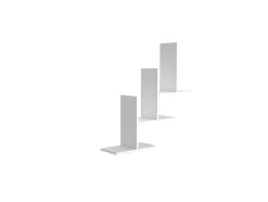 Homemania Boekenkast & Vitrine-Eclipse Plank, Wit, 80X20X81,6 Cm, Epikasa