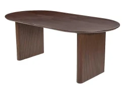 Vente-unique Eettafel-Eettafel 8 Plaatsen Van Mangohout - Naturel - Nevili