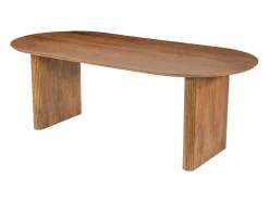 Vente-unique Eettafel-Eettafel 8 Plaatsen Van Mangohout - Naturel - Balimela