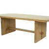 Vente-unique Eettafel-Eettafel 8 Plaatsen Van Teakhout - Kleur: Naturel - Lenida