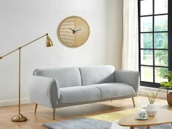 OZAIA Wandklok-Eigentijdse Wandklok Bossifa - D. 40 Cm - Natuurlijke Kleur