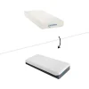 DREAMEA Elektrisch Relaxatiebed-Elektrisch Bed Bedbodem En Matras Contactplaatjes Vormgeheugen Hesiode Iii Van - Okin Motoren - Eikenhout - 2 X 80 X 200 Cm