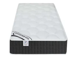 DREAMEA Elektrisch Relaxatiebed-Elektrisch Relaxbed Met Vormgeheugen Phanes Van - Okin Motoren - 2 X 70 X 190 Cm - Zwart