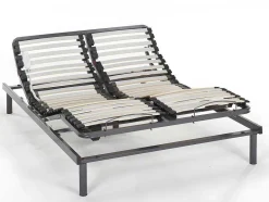 DREAMEA Elektrisch Relaxatiebed-Elektrische Bed - Bedbodem En Matras - Met Vormgeheugen Jimbaran Ii Van - Motor Okin - 140 X 200 Cm