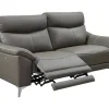 Vente-unique Elektrische Relaxbanken-Elektrische Driezits Relaxbank Van Leer Metronomya - Taupe