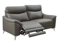 Vente-unique Elektrische Relaxbanken-Elektrische Driezits Relaxbank Van Leer Metronomya - Taupe