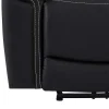 Vente-unique Relaxfauteuil-Elektrische Relaxstoel Van Leer Isiris - Zwart