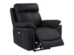 Vente-unique Relaxfauteuil-Elektrische Relaxstoel Van Leer Isiris - Zwart