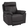 Vente-unique Relaxfauteuil-Elektrische Relaxstoel Van Leer Isiris - Bruin
