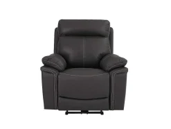 Vente-unique Relaxfauteuil-Elektrische Relaxstoel Van Leer Isiris - Bruin