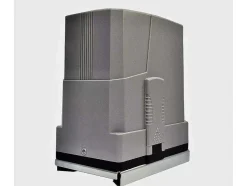 EXPERTLAND Hekjes & Poorten-Elektrische Schuifpoort Van Aluminium Met Motieven - Halfopengewerkt - L.416 X H.180 Cm - Antraciet - Gregor