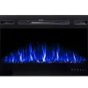 FLAMATECH Haard-Elektrische Sfeerhaard Calbuco - L101,6 X D14 X H54,4 Cm - Zwart