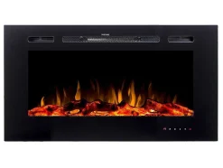 FLAMATECH Haard-Elektrische Sfeerhaard Calbuco - L101,6 X D14 X H54,4 Cm - Zwart