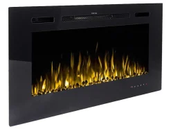 FLAMATECH Haard-Elektrische Sfeerhaard Calbuco - L101,6 X D14 X H54,4 Cm - Zwart