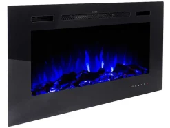 FLAMATECH Haard-Elektrische Sfeerhaard Calbuco - L101,6 X D14 X H54,4 Cm - Zwart