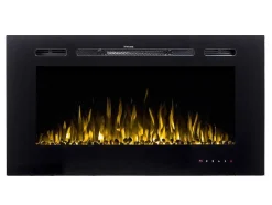 FLAMATECH Haard-Elektrische Sfeerhaard Calbuco - L101,6 X D14 X H54,4 Cm - Zwart