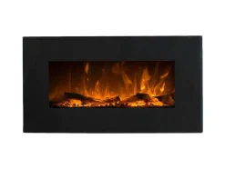 FLAMATECH Haard-Elektrische Sfeerhaard Chandela - L84 X D14 X H45 Cm - Zwart