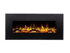 FLAMATECH Haard-Elektrische Sfeerhaard Lalita - L110 X D14 X H49 Cm - Zwart