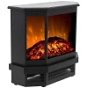 FLAMATECH Haard-Elektrische Sfeerkachel Etna - L55,8 X D22,5 X H51,6 Cm - Zwart