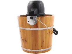 Vente-unique Klein Huishoudelijk Apparaat-Elektrische Sorbetmaker Givreto Van Hout 3.5L