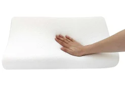 DREAMEA Hoofdkussen-Ergonomisch Hoofdkussen Met Vormgeheugen 50 X 30 Cm Sleepy Van - Wit