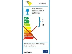 EPIKASA Plafondlamp-Euphoria Plafondlamp, Chroom, 80X55X30,3 Cm,
