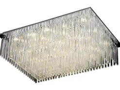 EPIKASA Plafondlamp-Euphoria Plafondlamp, Chroom, 80X55X30,3 Cm,