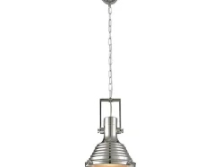 EPIKASA Hanglamp-Expiria Hanglamp, Chroom, 40X40X150 Cm,