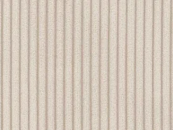 Vente-unique Slaapbank Met Matras-Express-Vierzitsslaapbank Van Beige Ribfluweel - Bed Met Brede Latten 160 Cm - Matras 18 Cm - Bevis