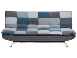 Vente-unique 2En 3-Zitsbank-Faita Slaapbank Patchwork Veelkleurig.