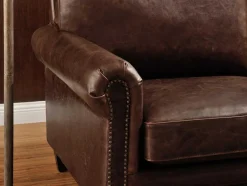 LINEA SOFA Fauteuil Leer-Fauteuil Cassandra Van Lived-In Leer - Bruin