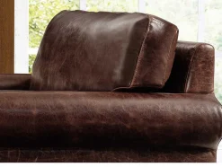 LINEA SOFA Fauteuil Leer-Fauteuil Cassandra Van Lived-In Leer - Bruin