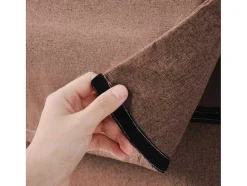 ModernLuxe Uitklapbare Fauteuil-Fauteuil Met Kussen En Verstelbare Rugleuning - Om Te Bouwen Tot Fauteuil - Linnen Stof - Bruin
