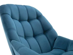 Vente-unique Fauteuil Stof Fluweel / Suedine-Fauteuil Van Blauwgroen Fluweel - Luosto