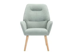 Vente-unique Fauteuil Stof-Fauteuil Van Blauwgroene Stof Osimo