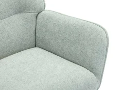Vente-unique Fauteuil Stof-Fauteuil Van Blauwgroene Stof Osimo