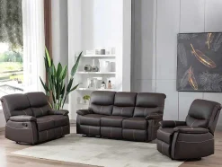 Vente-unique Relaxfauteuil-Fauteuil Van Bruine Kunstleer Canby