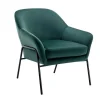 Vente-unique Fauteuil Stof Fluweel / Suedine-Fauteuil Van Spargroen Velours Cerita
