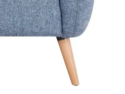 Vente-unique Fauteuil Stof-Fauteuil Van Stof Magelan - Lichtblauw