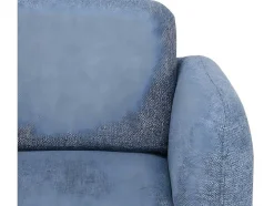 Vente-unique Fauteuil Stof-Fauteuil Van Stof Magelan - Lichtblauw