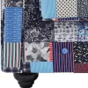 Vente-unique Fauteuil Stof-Fauteuil Van Stof Met Patchwork-Motief Chesterfield
