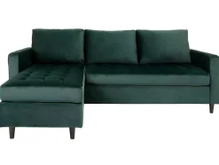 House Nordic Zitbank-Firenze Chaise Longue Bank Velours, Groen.