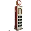 OZAIA Opbergaccessoire-Flessenrek Met Lamp 8 Flessen - H.112 Cm - Wit - Pomp Links - Drive-In